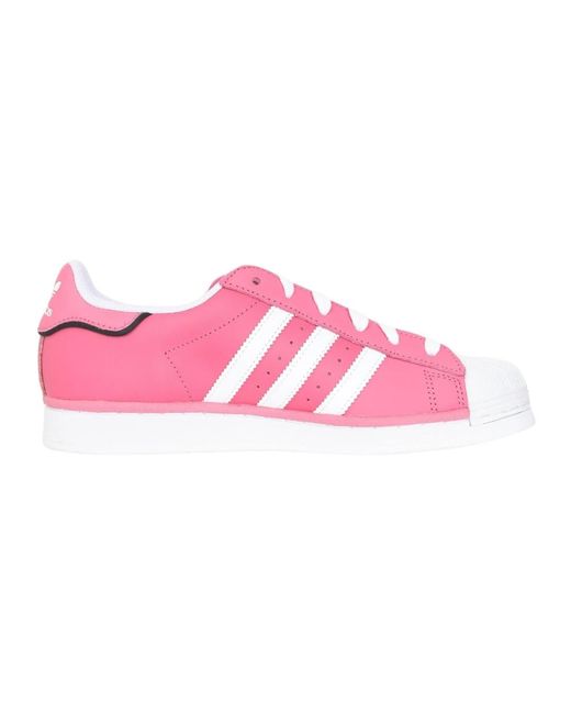 Zapatillas rosa para mujer con rayas blancas Adidas Originals de color Pink