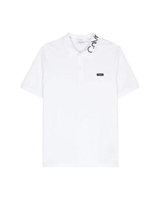 Tops > polo shirts Calvin Klein pour homme en coloris White