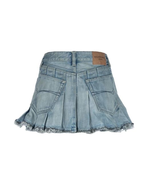 Balenciaga Stijlvolle Gonne Voor Een Trendy Look in het Blue