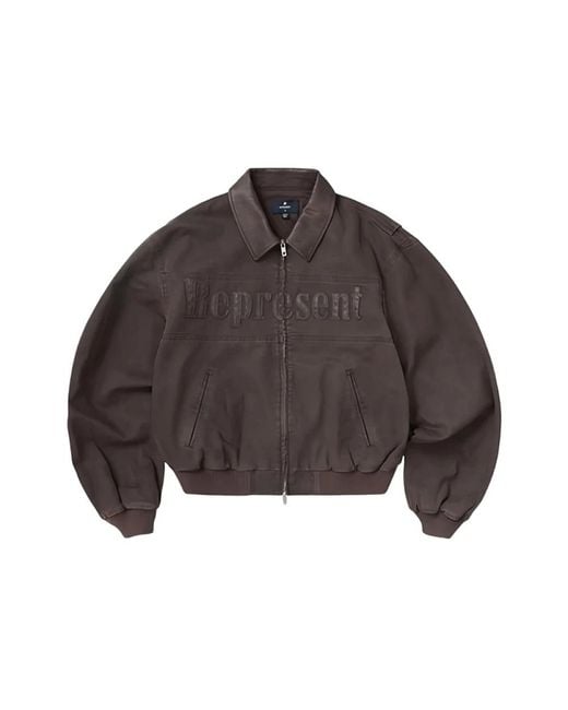 Represent Gray Bomber Jackets for men