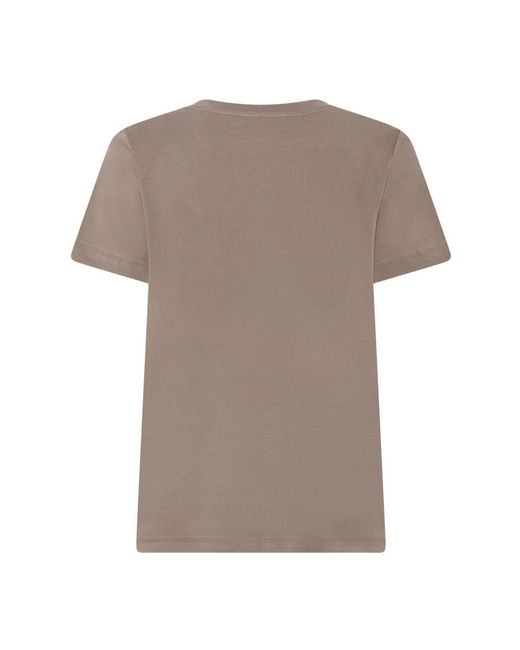 Bruuns Bazaar Tops ,Katoen Gedrukte Klassieke Tee Fungi in het Gray