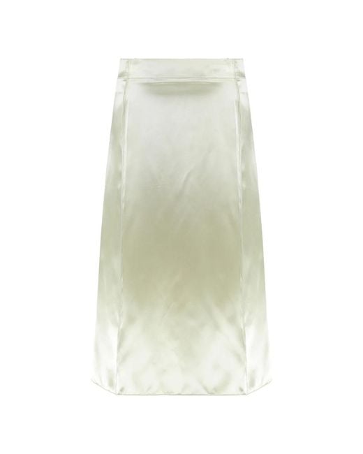 Bottega Veneta Green Midi Skirts