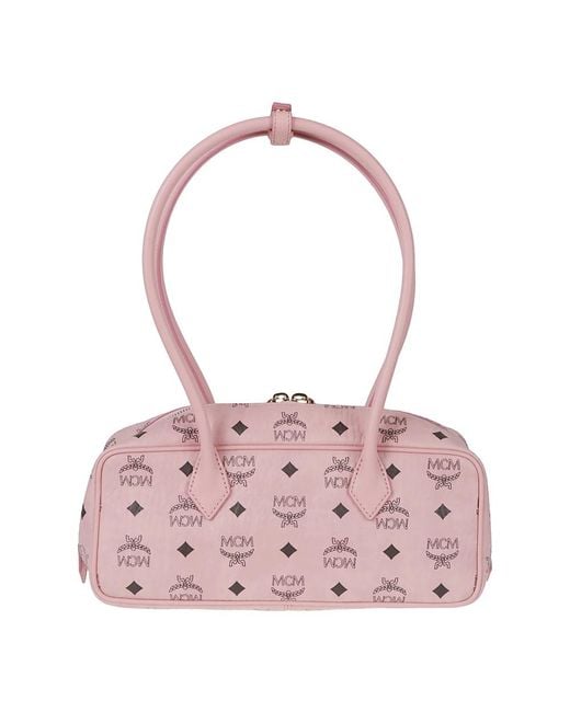 MCM Pink Shoulder Bags