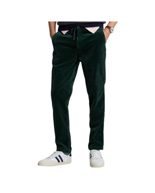 Polo Ralph Lauren Green Slim-Fit Trousers for men