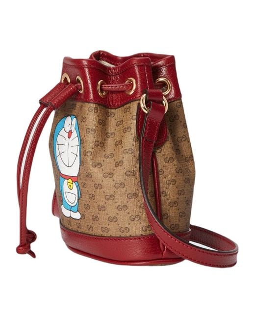 Bucket Bags Gucci de color Red