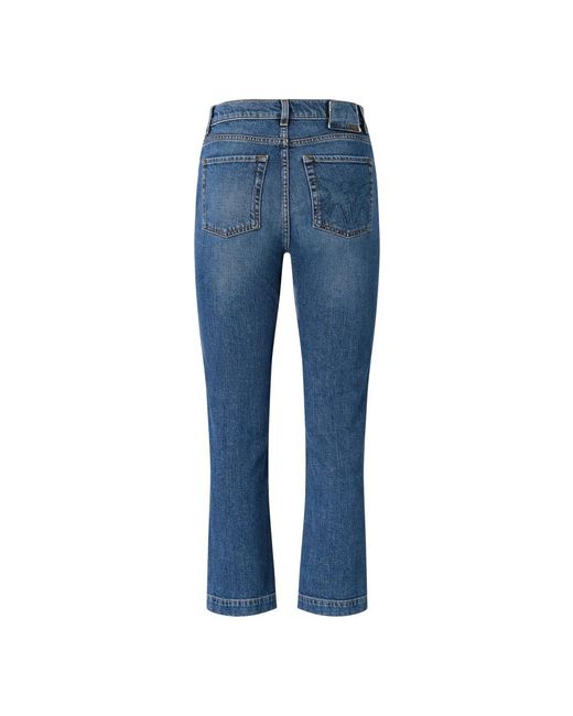 Pinko Blue Cropped Jeans