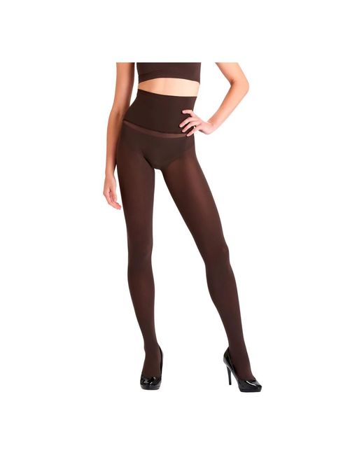 Heist Studios The Eighty Opaque Tights in het Brown