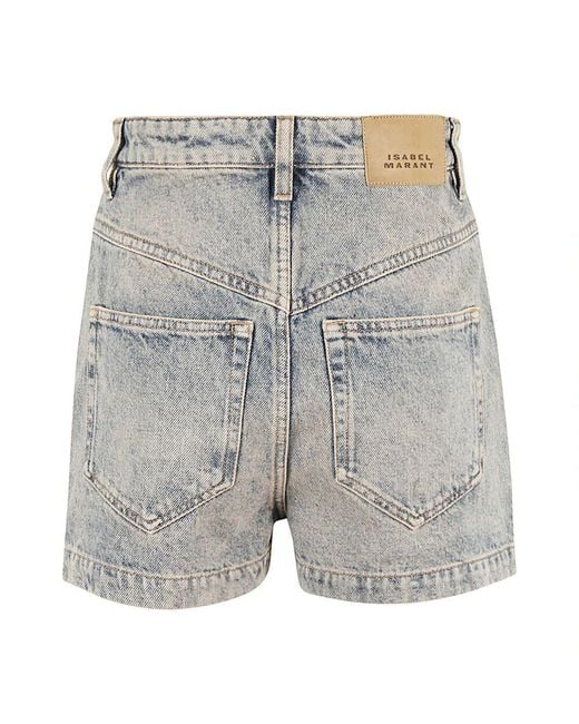 Isabel Marant Gray Denim shorts isabel marant étoile