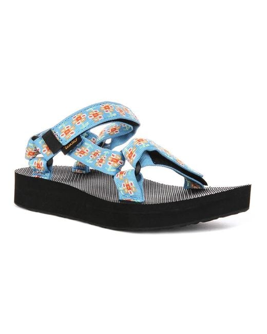 Teva Blue Flat Sandals