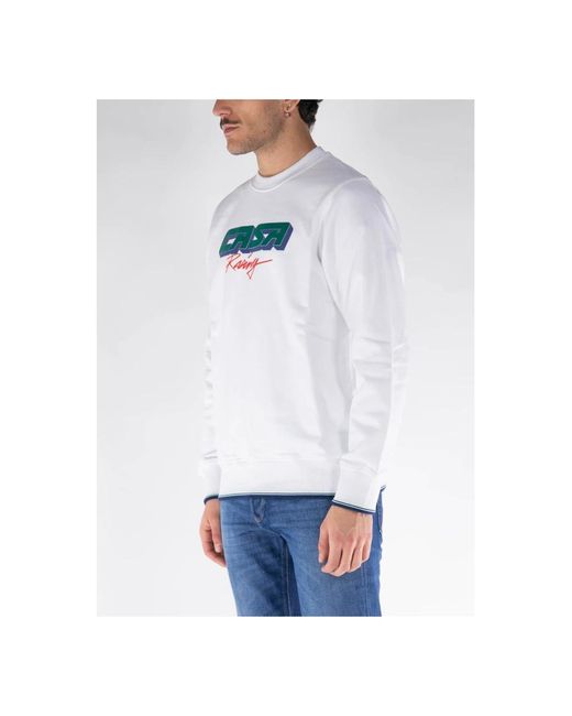 Casablanca Racing Sweatshirt in White für Herren