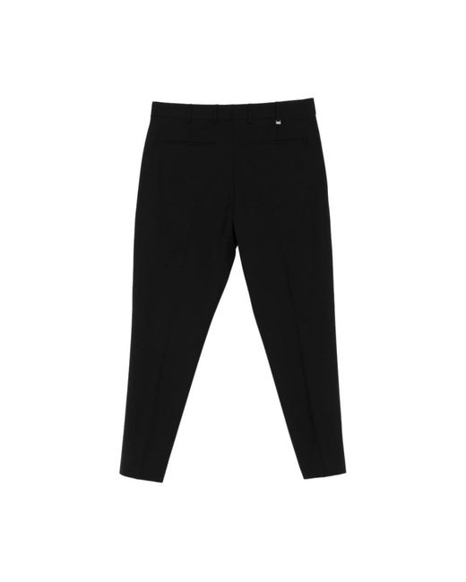 Slim-Fit Trousers PT Torino de hombre de color Black