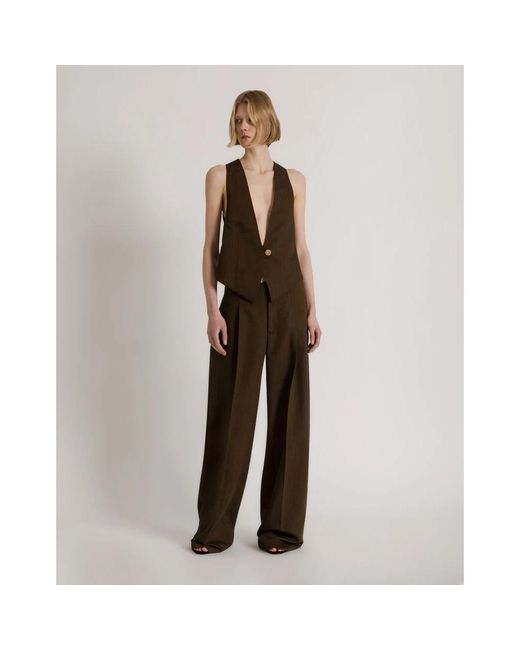 Vests Alberta Ferretti en coloris Green