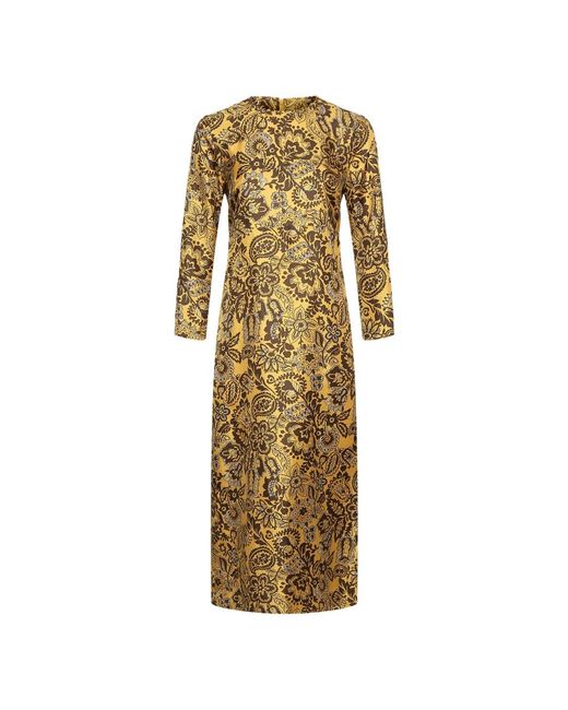 Max Mara Metallic Midi Dresses