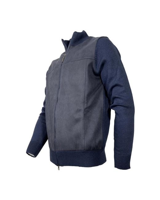 Cashmere Company Blue Cardigans for men