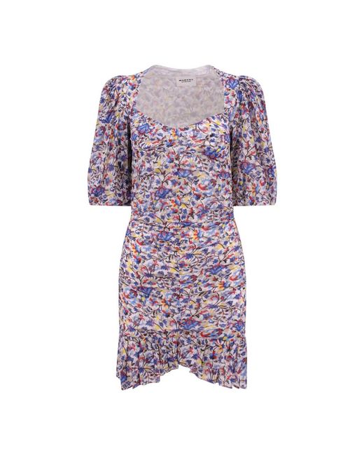 Isabel Marant Kleurrijke Jurken Met Elastische Ritssluiting in het Purple