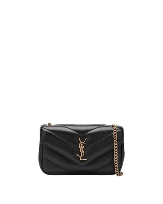 Saint Laurent Black Loulou Mini Bag