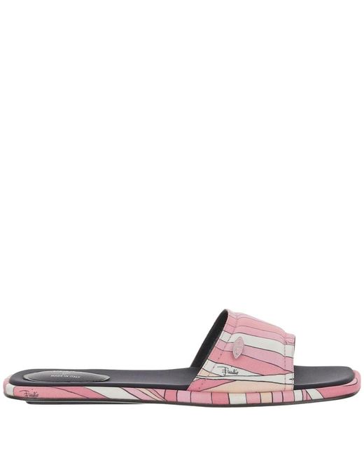 Emilio Pucci Brown Rosa Stilvolles Kleid