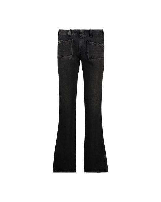 DIESEL Flared Jeans in het Black