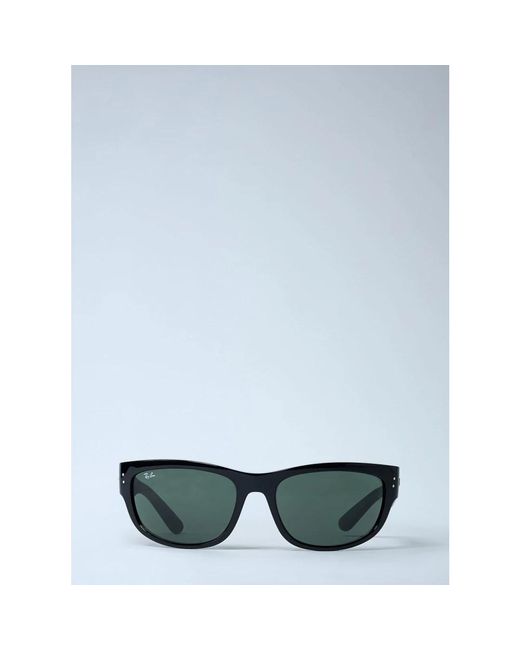 Ray-Ban Vierkante Zonnebril Met Logo in het Blue