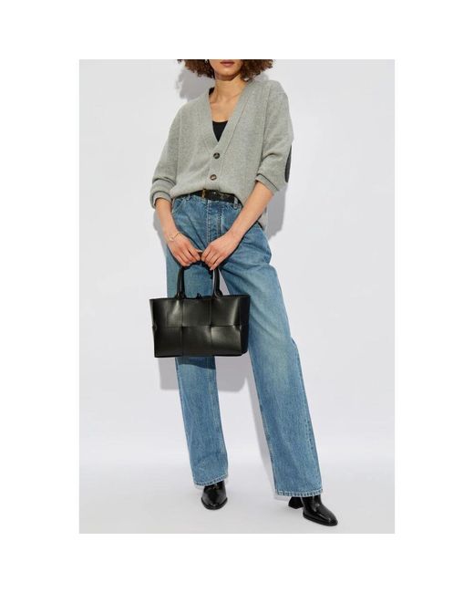 Bottega Veneta Gray Geknöpfter cardigan