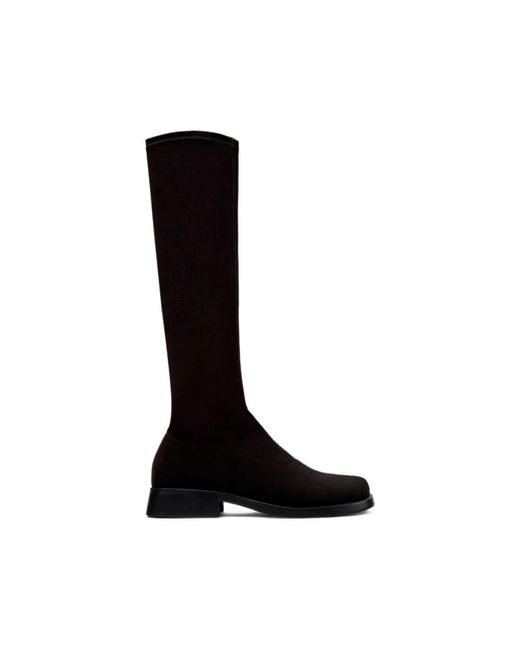 Camper Black High Boots