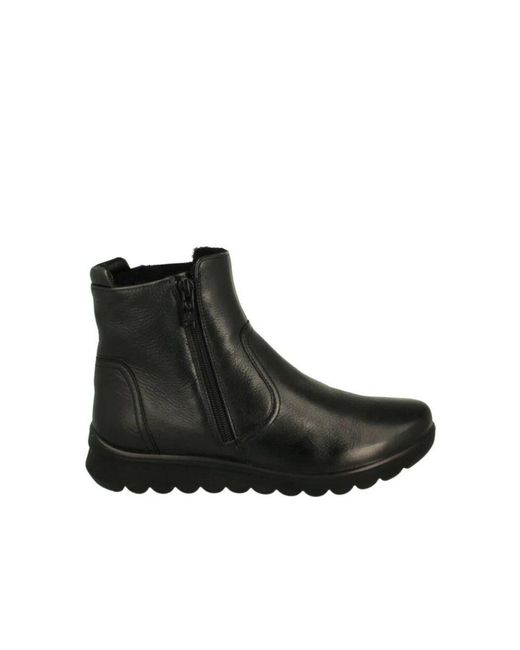 Ara Black Gaucho Soft Schwarze Lederschuhe