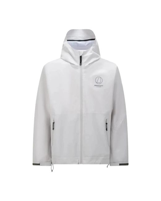 Murphy & Nye Jassen ,Wit ,Rain Proof Jacket in het Gray voor heren