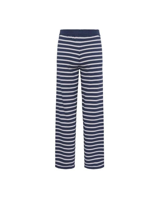 Saint Tropez Blue Wide Trousers