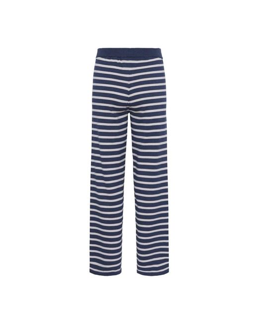 Saint Tropez Wide Trousers in het Blue