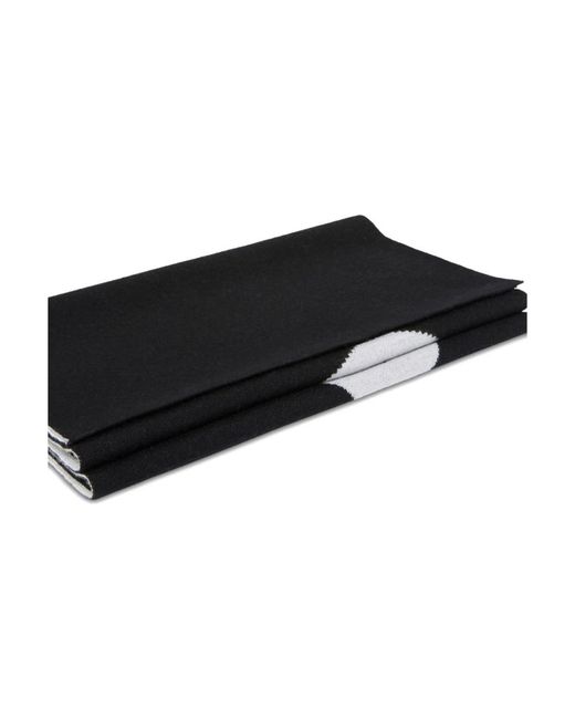 Pinko Black Winter Scarves