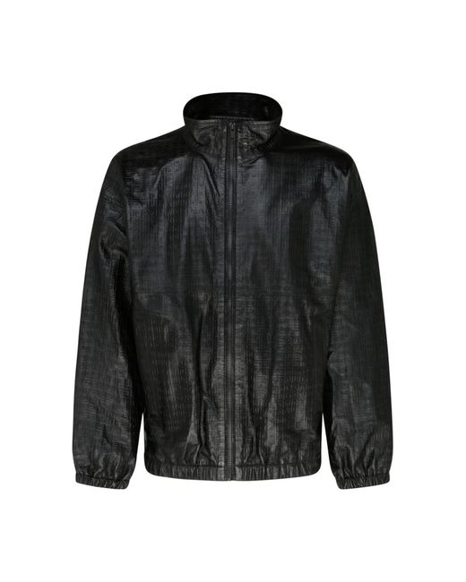 Givenchy Schwarze aw23 jacken mäntel, stilvolles montone-design in Black für Herren