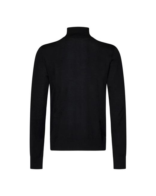 DSquared² Truien & Vesten ,Zwart ,Wol Turtleneck Pullover in het Black voor heren