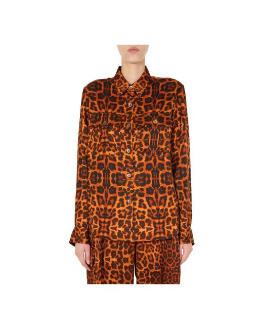 Dries Van Noten Brown Shirts