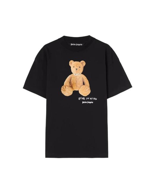 Palm Angels Black T-Shirts for men