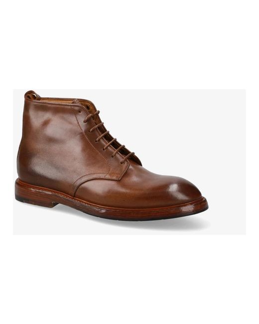 Premiata Brown Lace-Up Boots for men