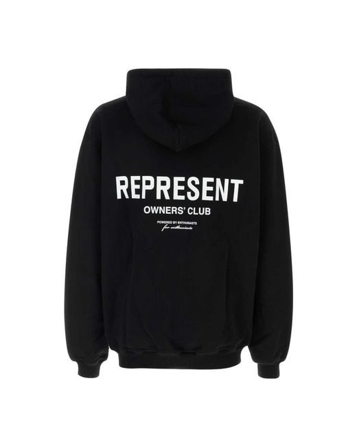 Represent Hoodies in het Black voor heren