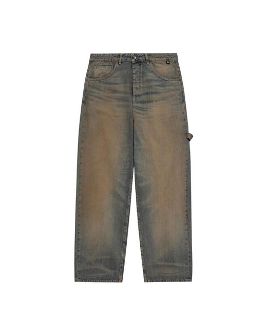Barrow Gray Loose Fit Jeans for men