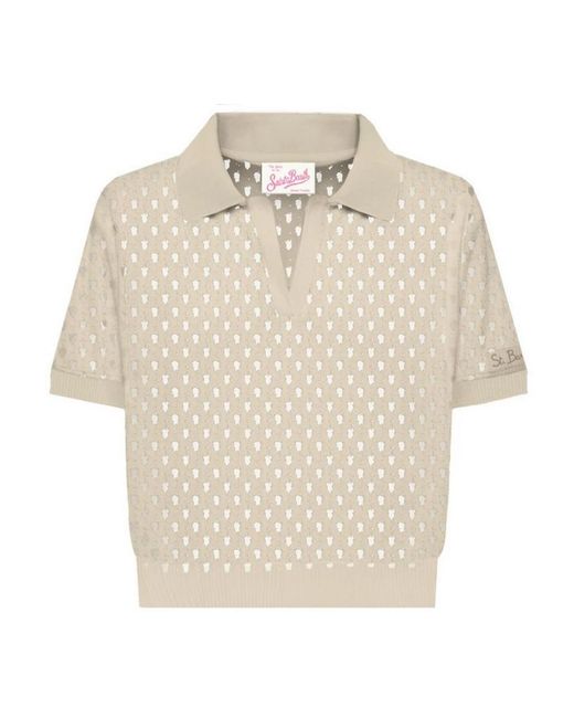 Mc2 Saint Barth Natural Polo Shirts