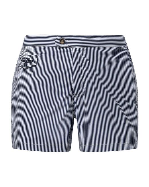 Mc2 Saint Barth Slim Fit Stretch Zwemshort in het Blue voor heren