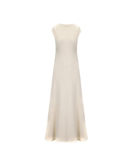 Ruohan Natural Knitted Dresses