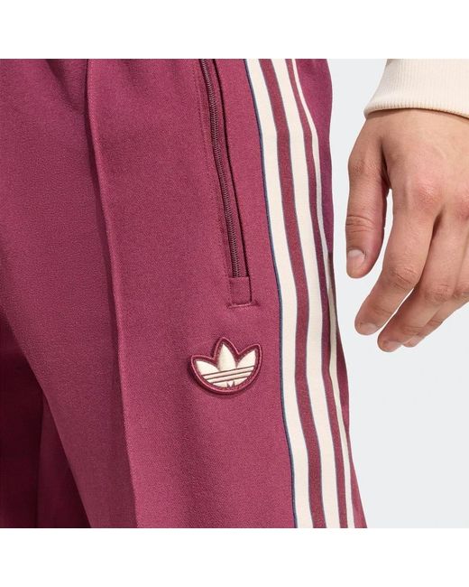 Adidas Fitness ,Rood ,Polyester Retro Icon Trainingsbroek in het Red voor heren