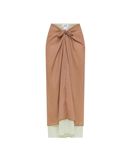 Niu Rokken ,Skirts in het Brown