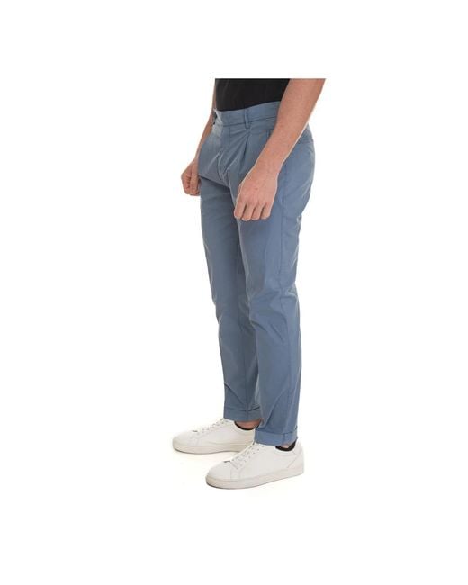 Berwich Blue Chinos for men