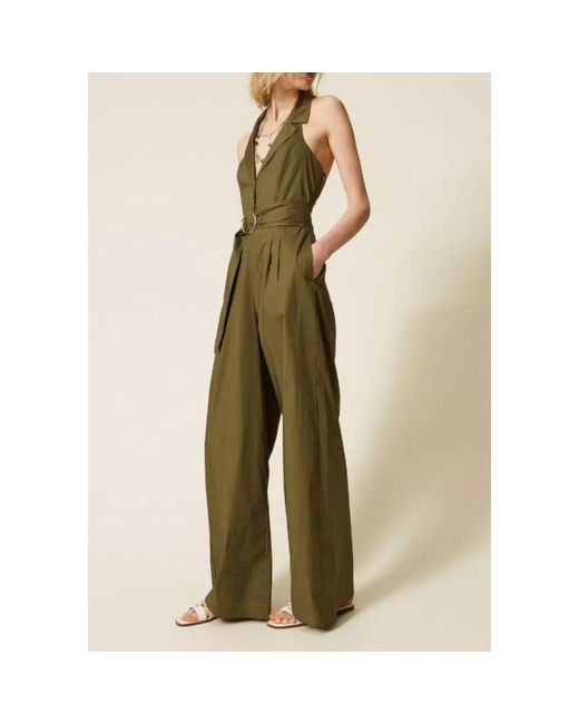Twinset Green Jumpsuits