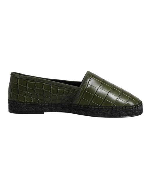 Dolce & Gabbana Green Espadrilles