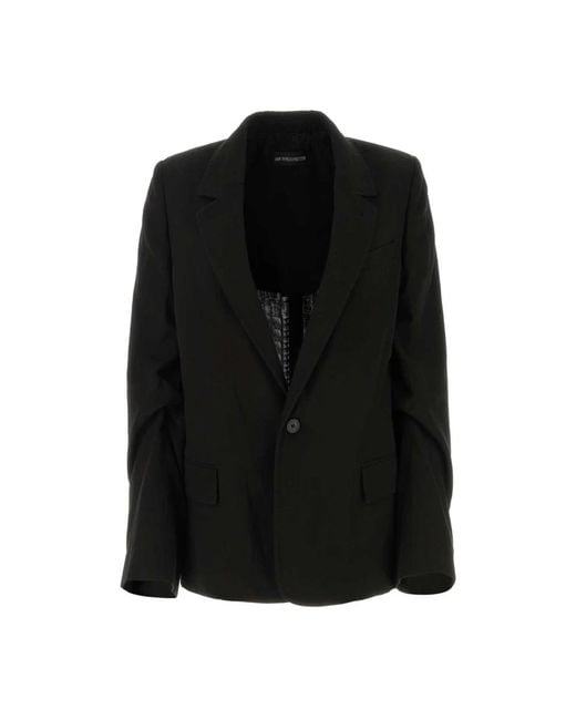 Ann Demeulemeester Blazers in het Black