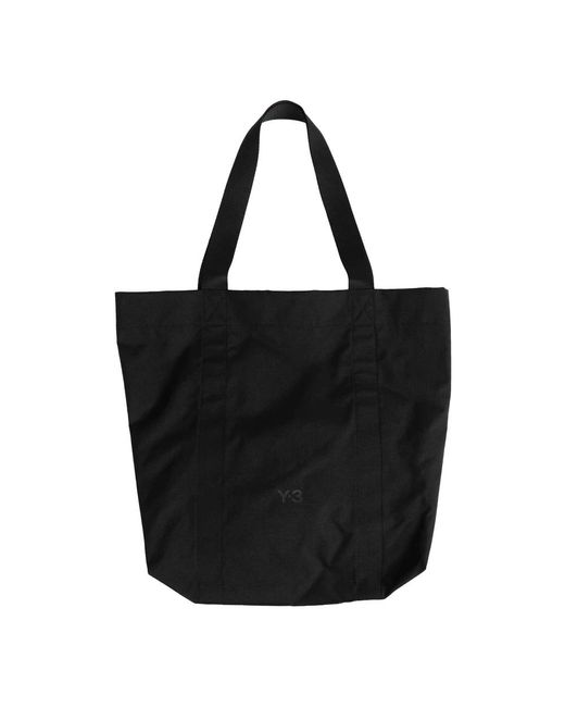 Y-3 Black Shopping Bags for men