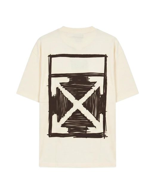 Off-White c/o Virgil Abloh Natural T-Shirts for men