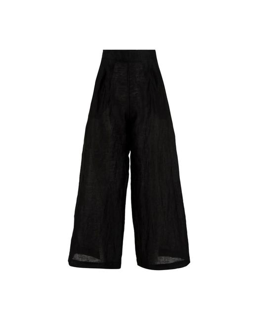 Wide Trousers Akep de color Black