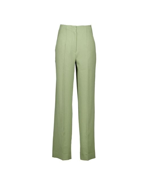 Essentiel Antwerp Green Wide Trousers